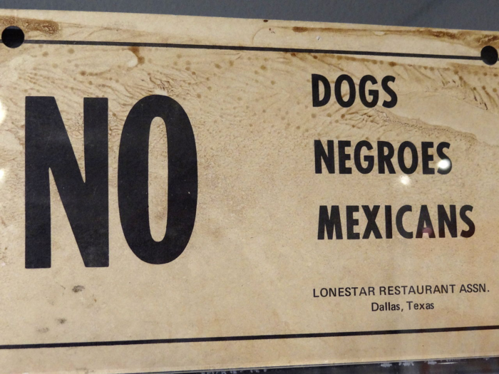 Segregation signs